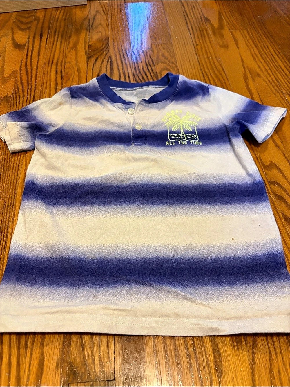Sperry Boys Striped Short Sleeve Shirt Size 6/8